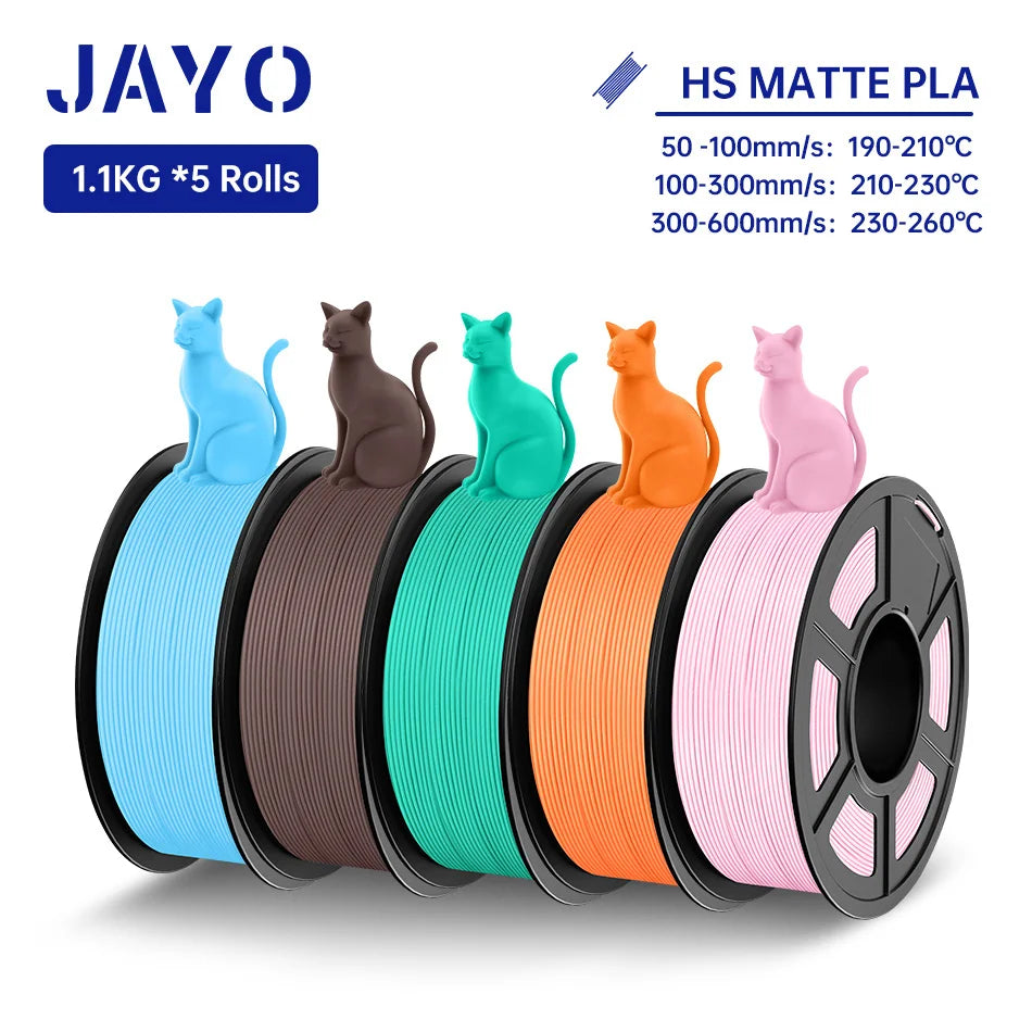 JAYO High Speed Matte PLA Filament For 3D Printing Pro