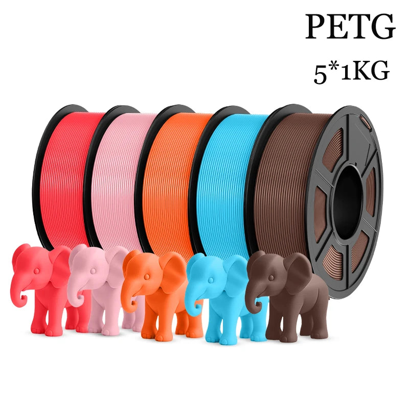 TECBEARS PETG Filament Set for 3D Printer Projects
