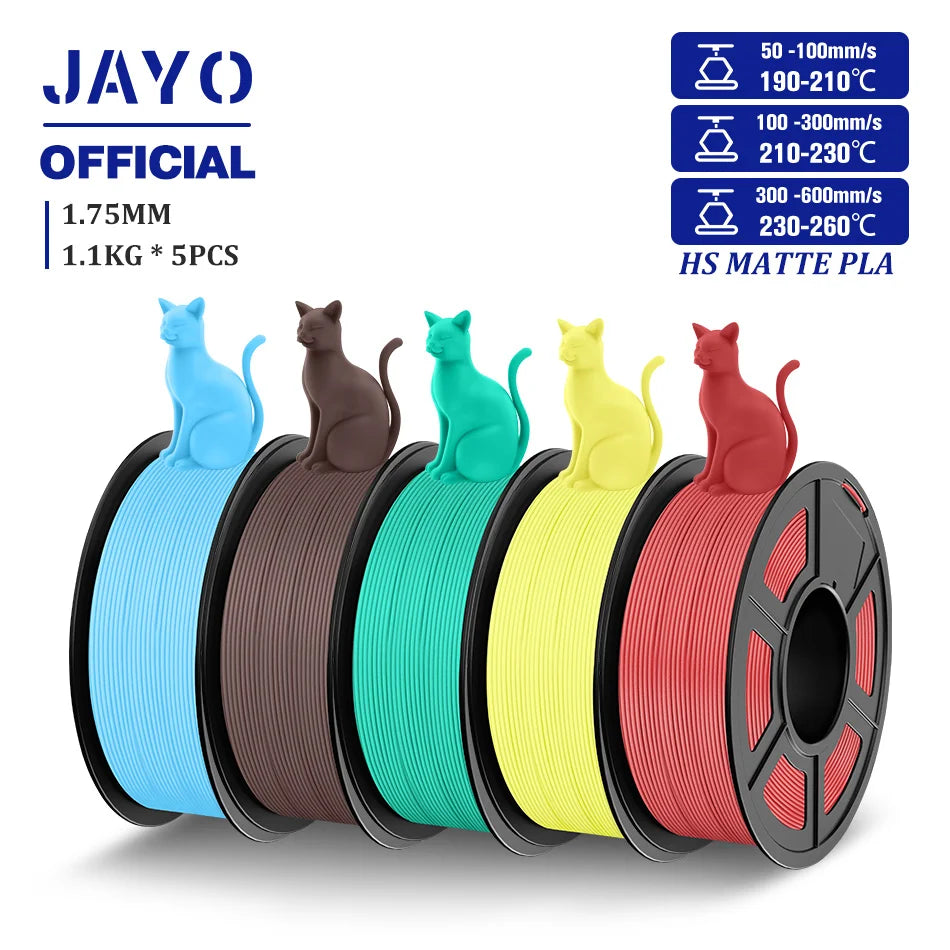 JAYO PLA Matte High Speed 3D Printer Filament Classic