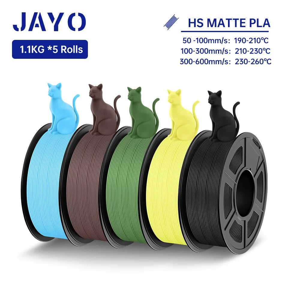 JAYO High Speed Matte PLA Filament For 3D Printing Pro