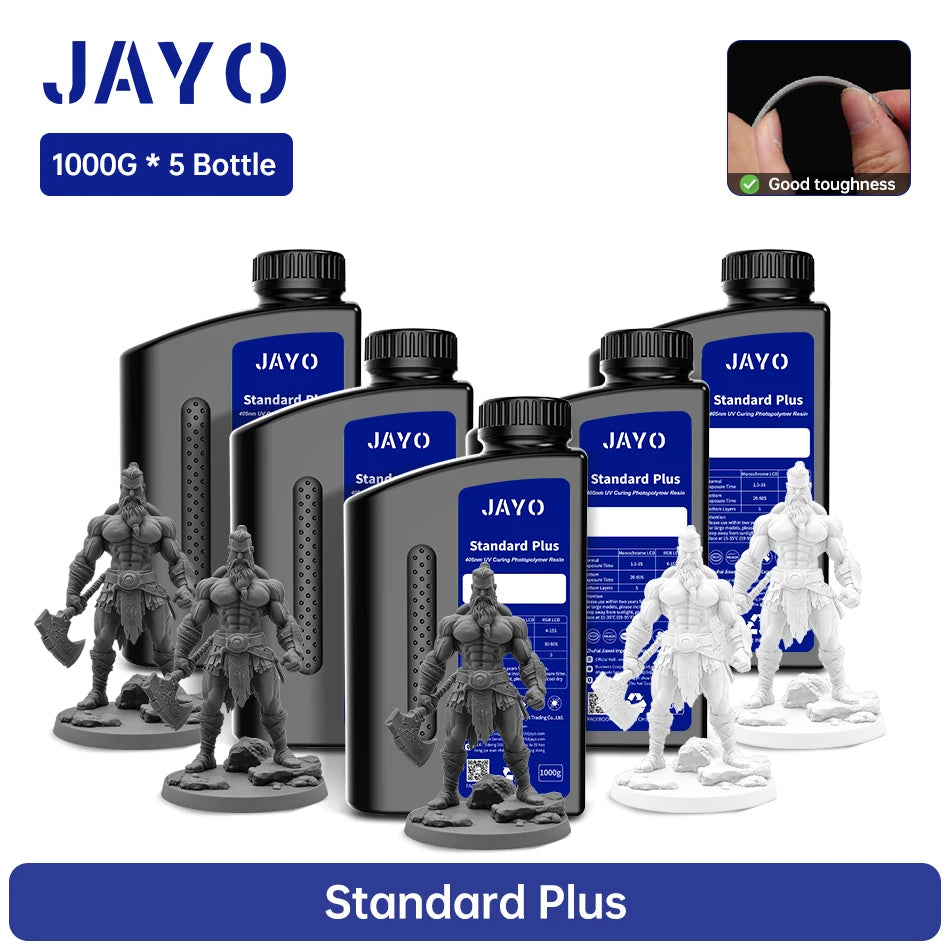 JAYO Standard Plus Toughness Resin for LCD 3D Printing