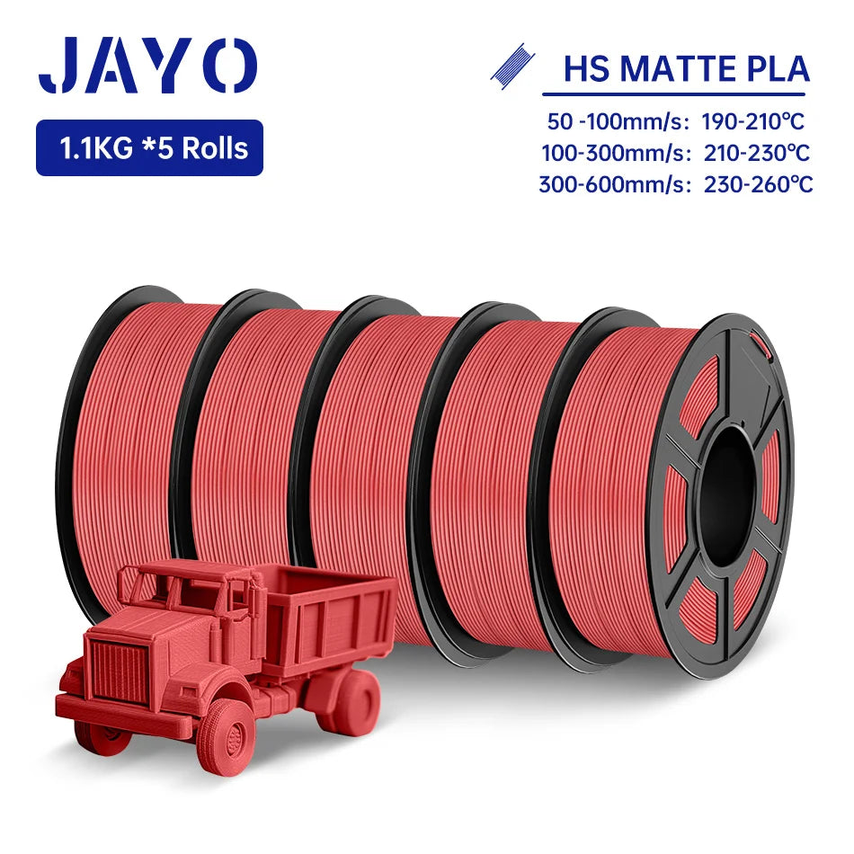 JAYO High Speed Matte PLA Filament For 3D Printing Pro