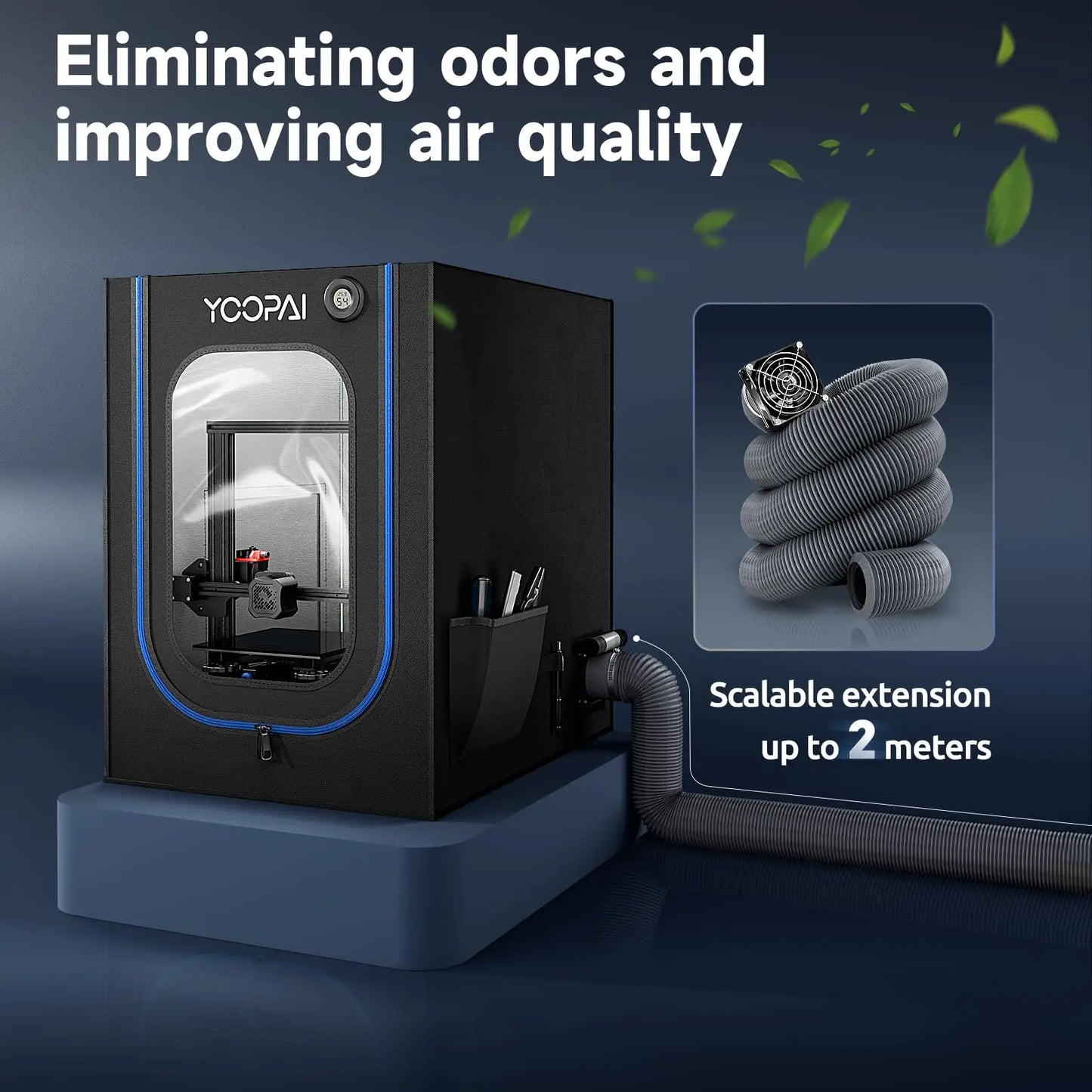 YOOPAI 3D Printer Enclosure With LED Thermo Hygrometer