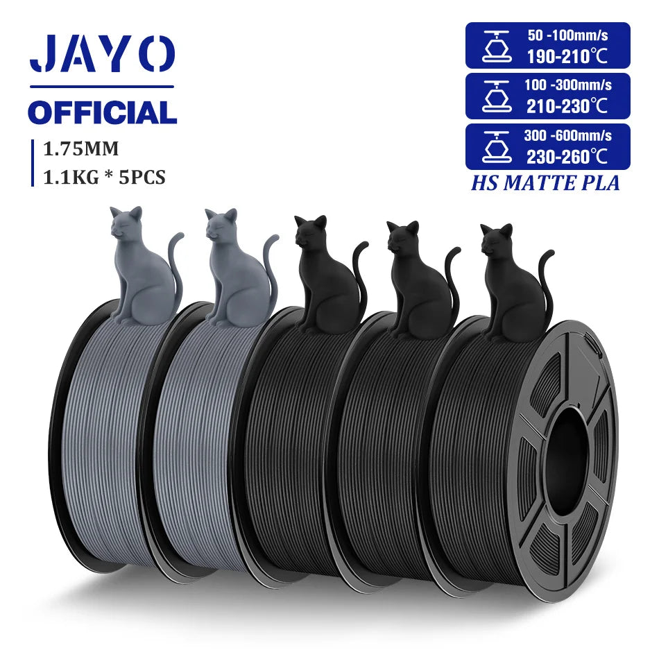 JAYO PLA Matte High Speed 3D Printer Filament Classic