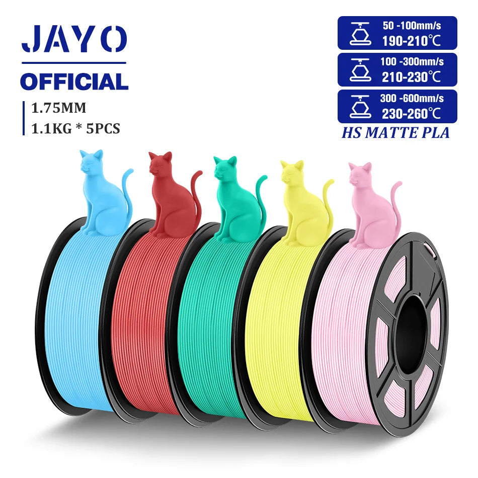 JAYO PLA Matte High Speed 3D Printer Filament Classic