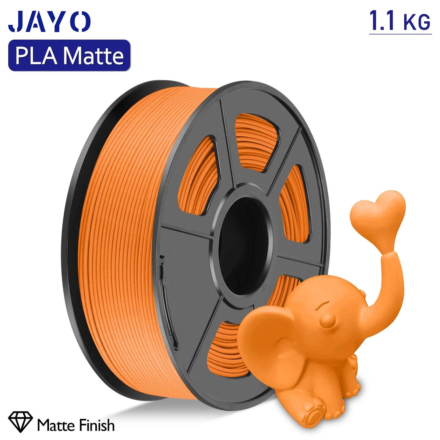 JAYO Matte PLA Filament For 3D Printing Superior Finish
