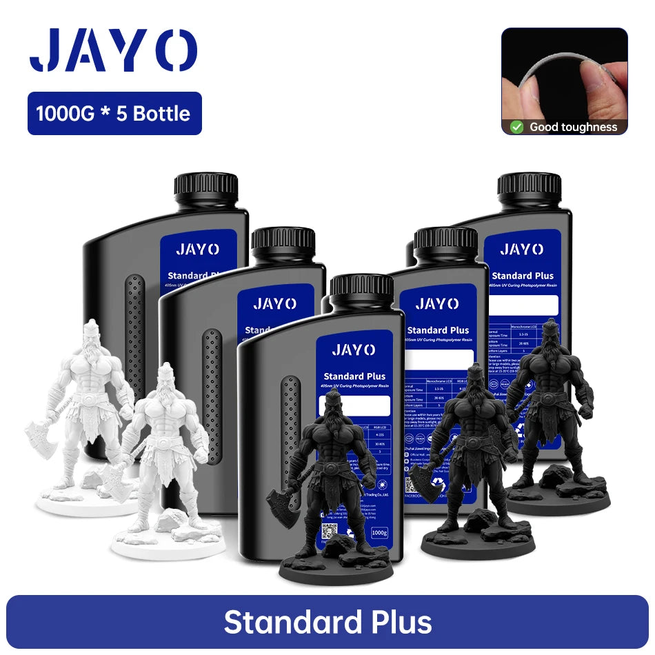 JAYO Standard Plus Toughness Resin for LCD 3D Printing