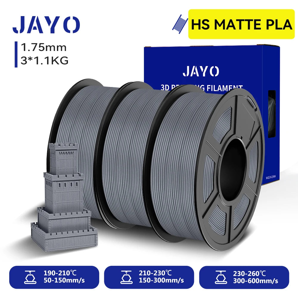 JAYO High Speed Matte PETG PLA Filament For Printing