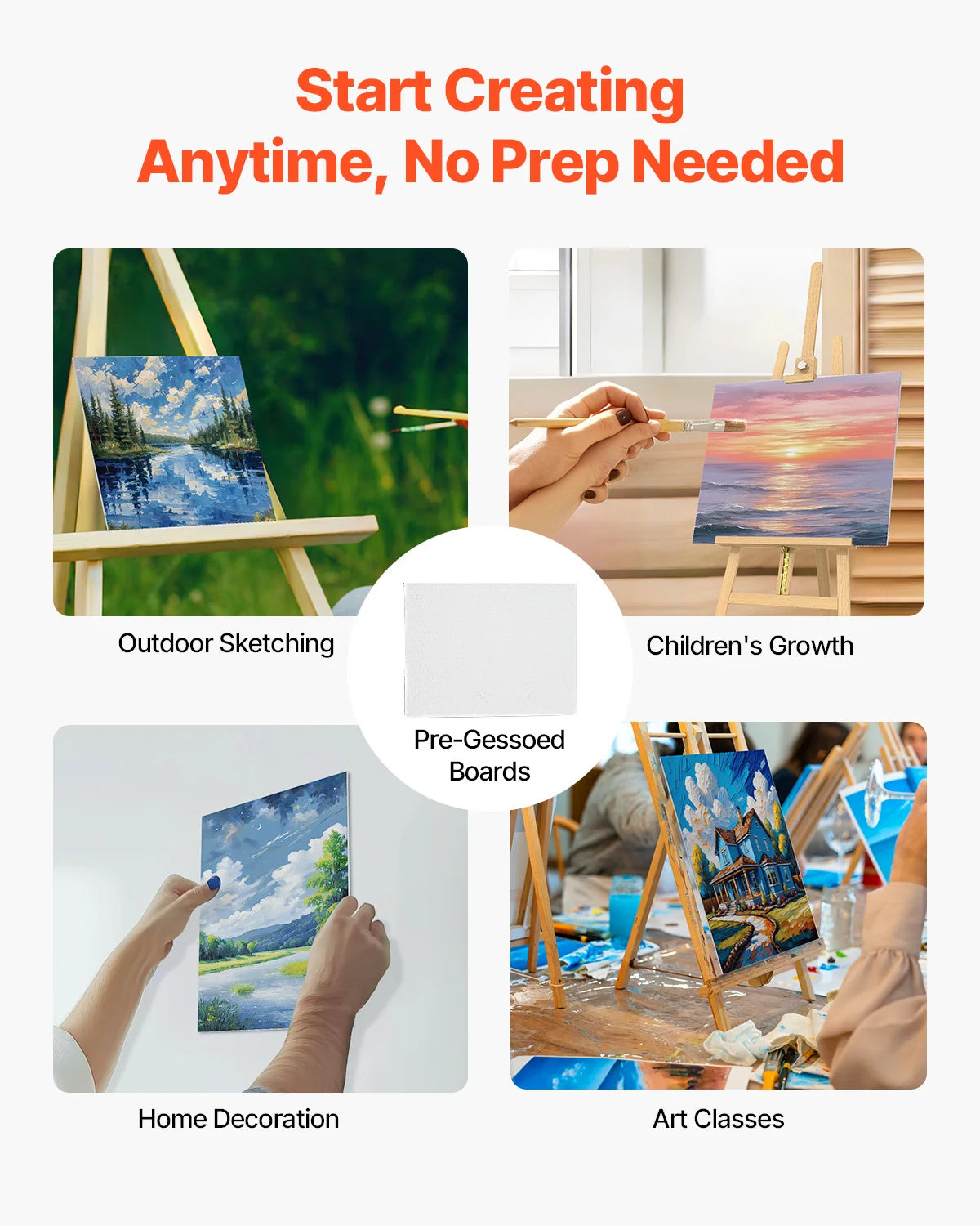 Hign Concerned Canvas Boards For Painting White Canvases