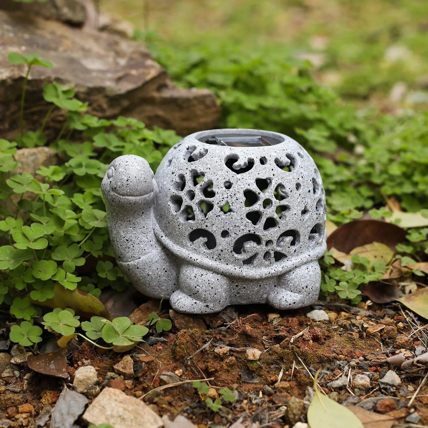 Solar Garden Statue With Light Gift For Mom Rose Bees