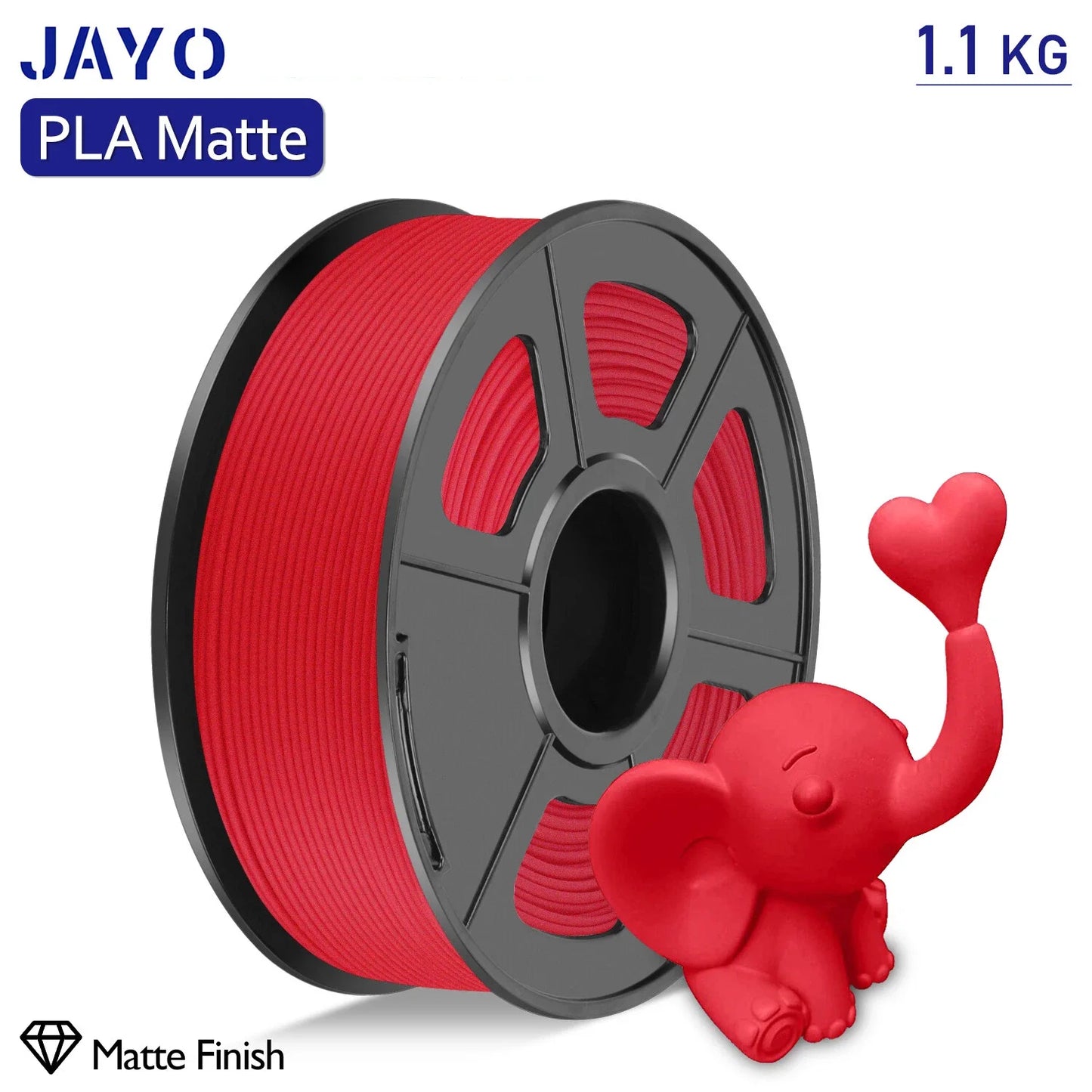 JAYO Matte PLA Filament For 3D Printing Superior Finish