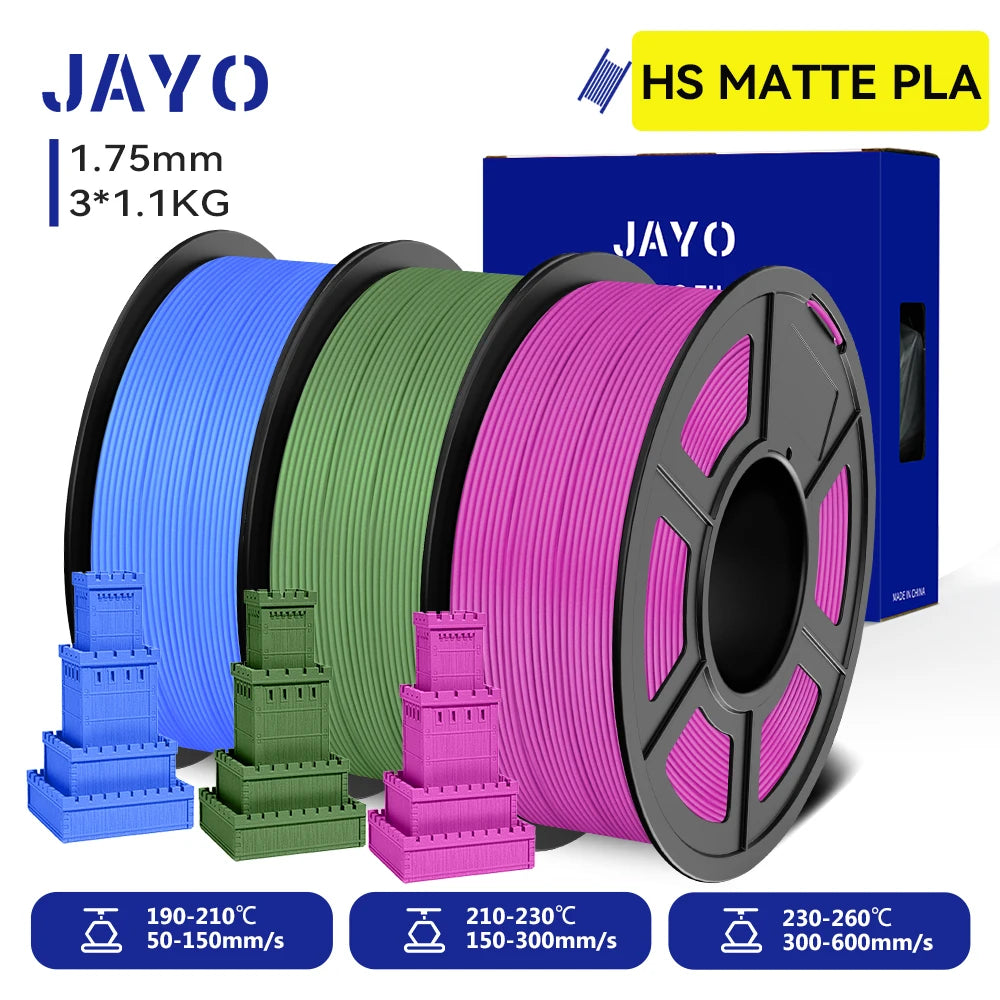 JAYO High Speed Matte PETG PLA Filament For Printing