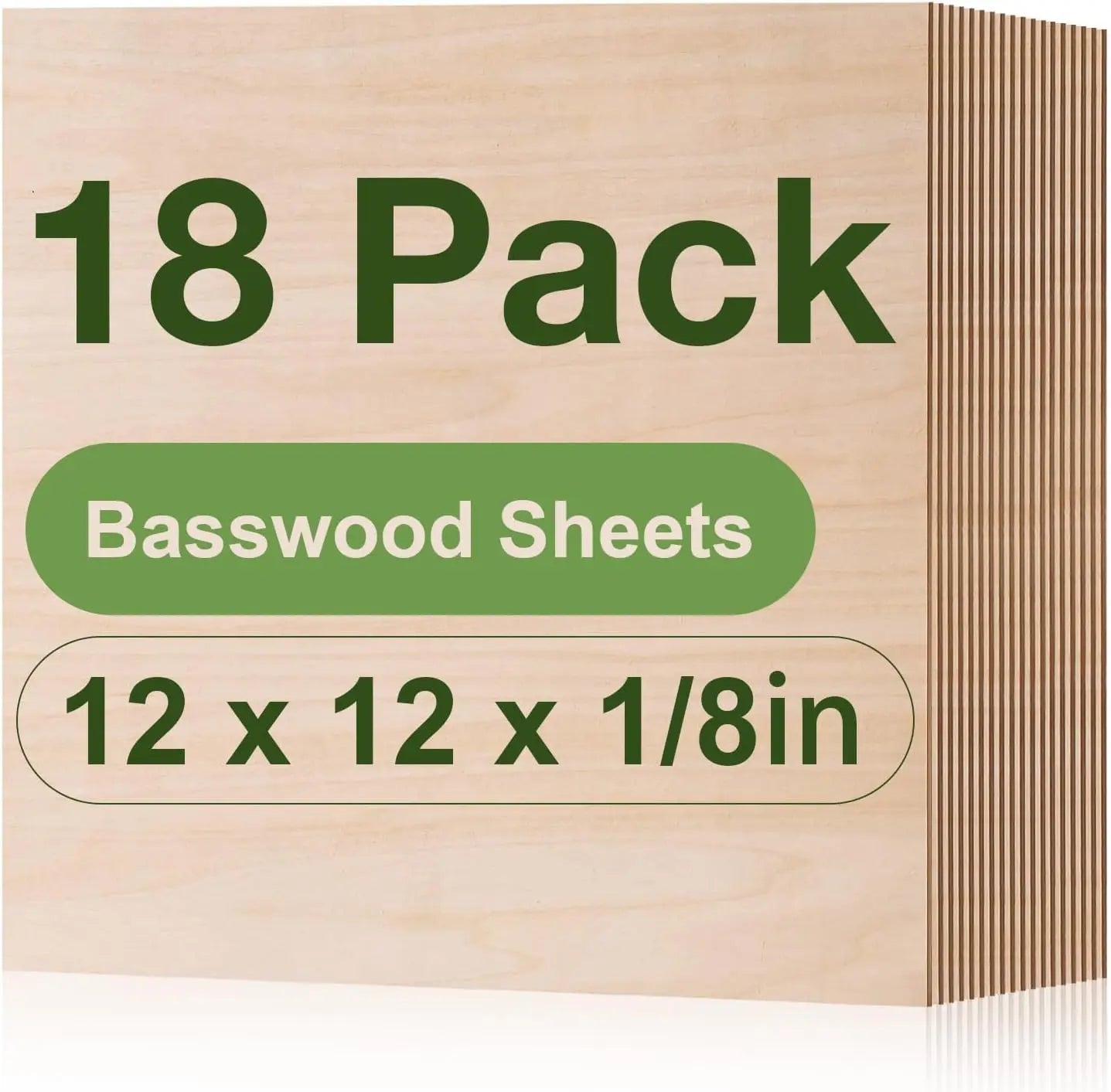 Robotime Basswood Sheets Pack Plywood For Laser Cutting