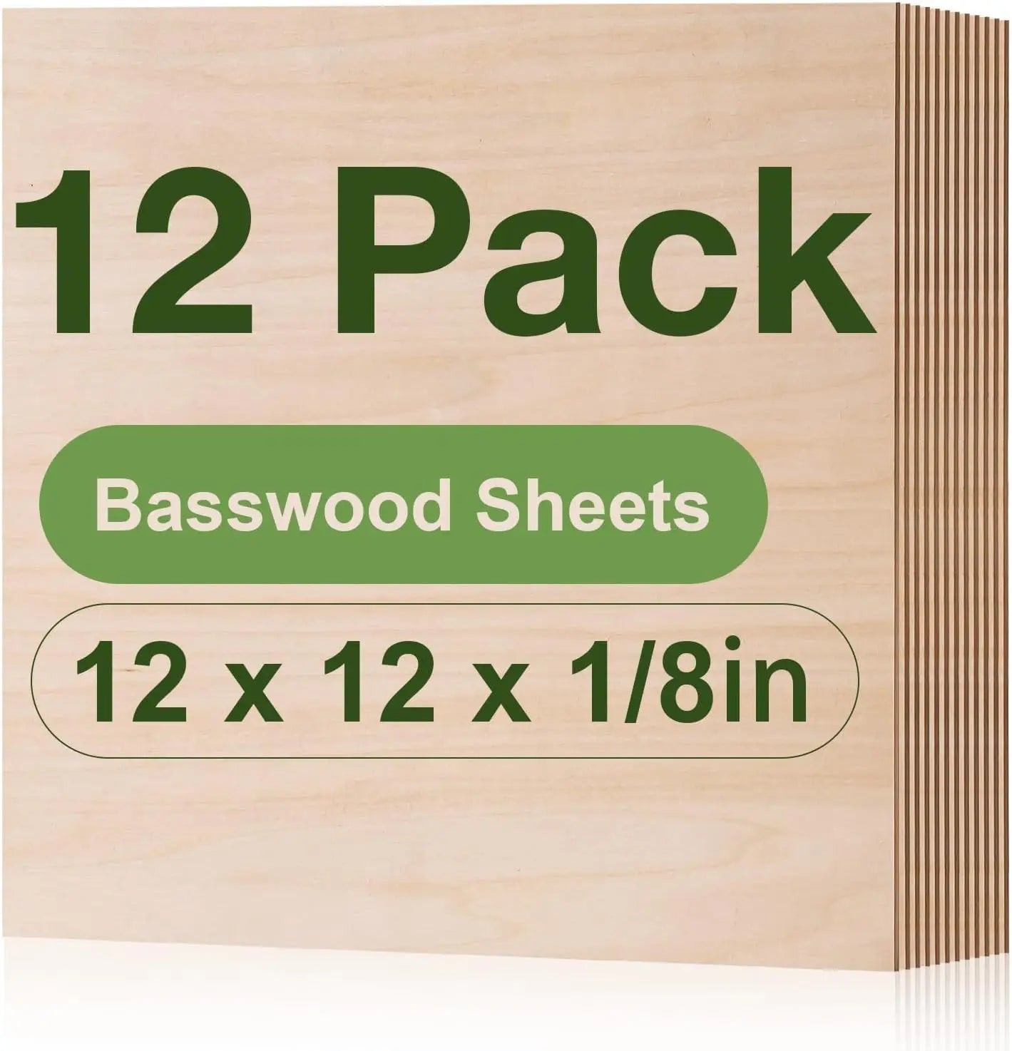 Robotime Basswood Sheets Pack Plywood For Laser Cutting