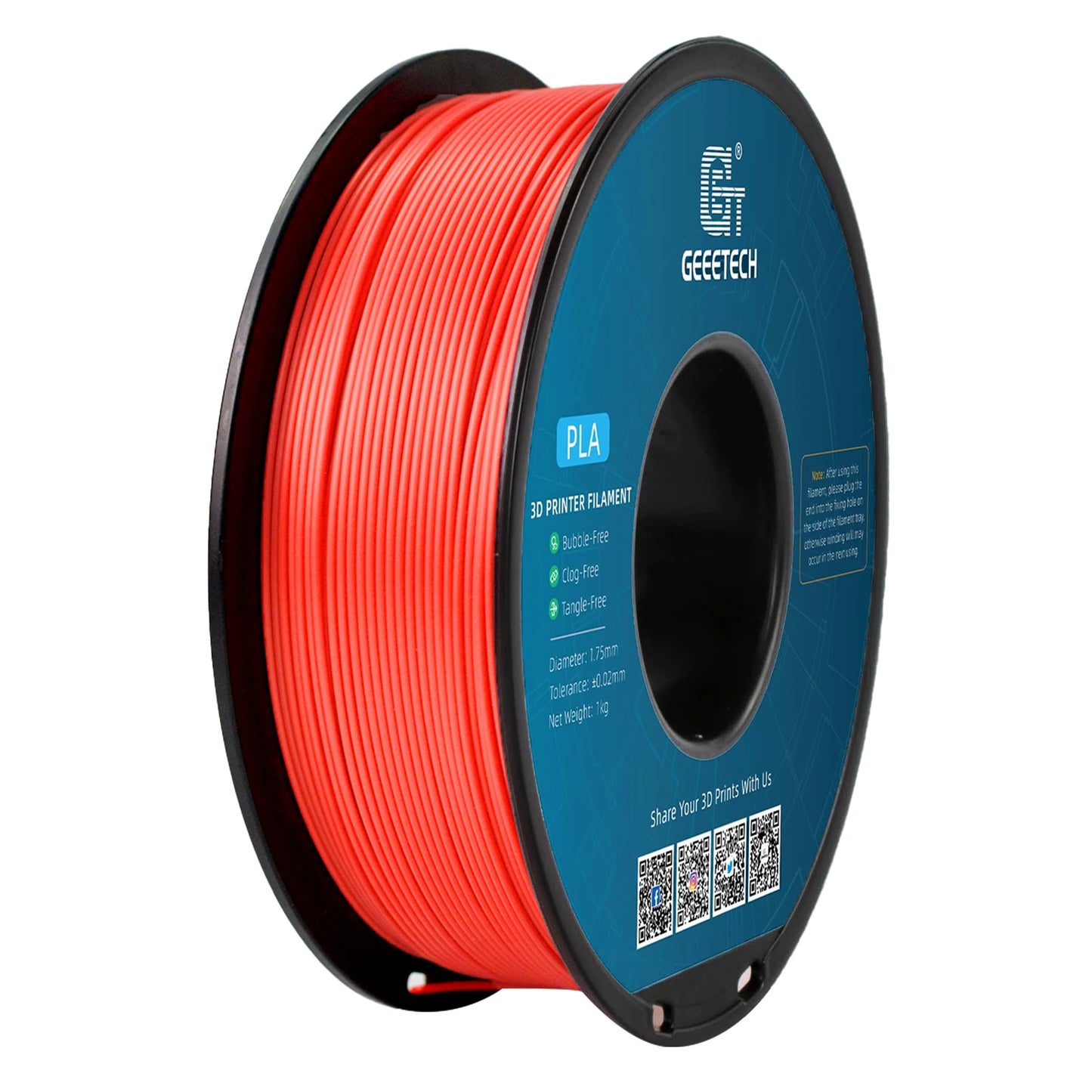 Geeetech Standard PLA Filament for 3D Printing Enthusiasts