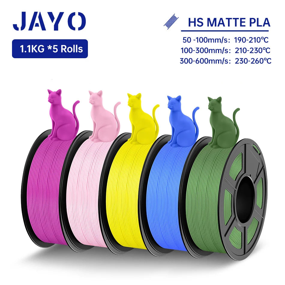 JAYO High Speed Matte PLA Filament For 3D Printing Pro