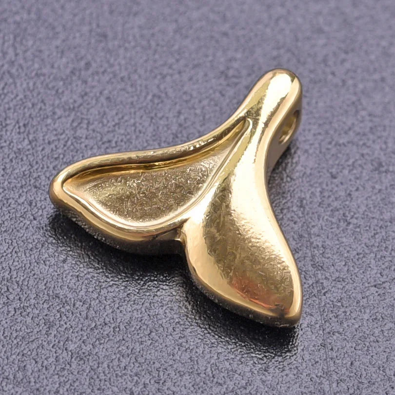 6Pcs GLOWCAT Real Gold Plated Ocean Charms Turtle Starfish