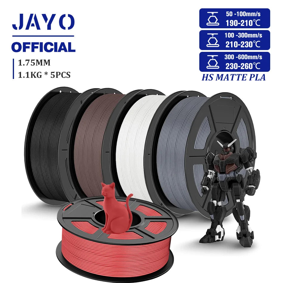 JAYO PLA Matte High Speed 3D Printer Filament Classic