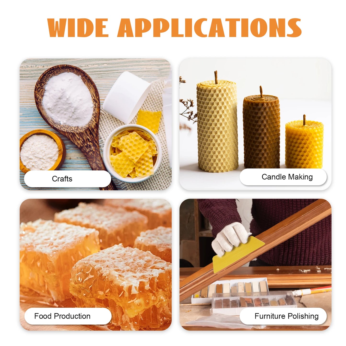 Hign-concerned 30 Pack Beeswax Foundations Beekeeping Kit