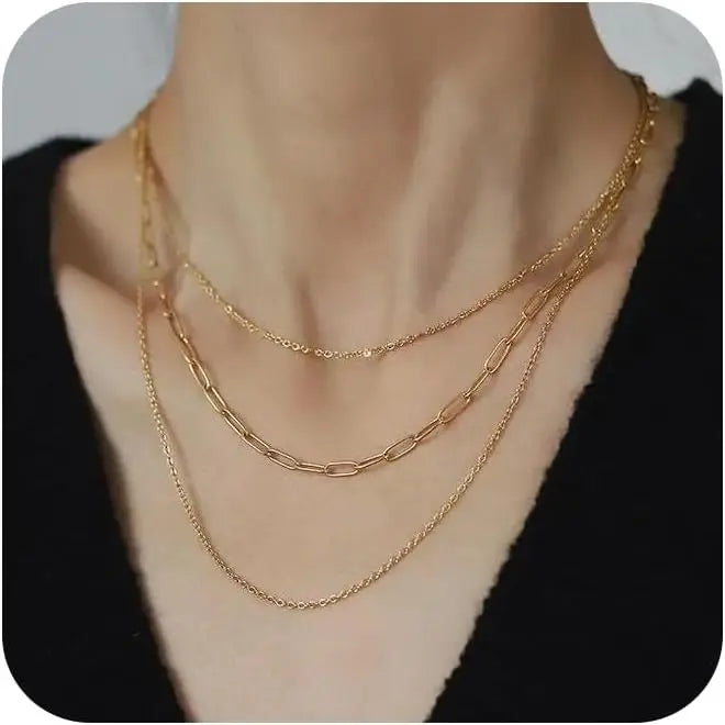 Zhejiang Women 14k Gold Plated Chunky Snake Chain Necklace