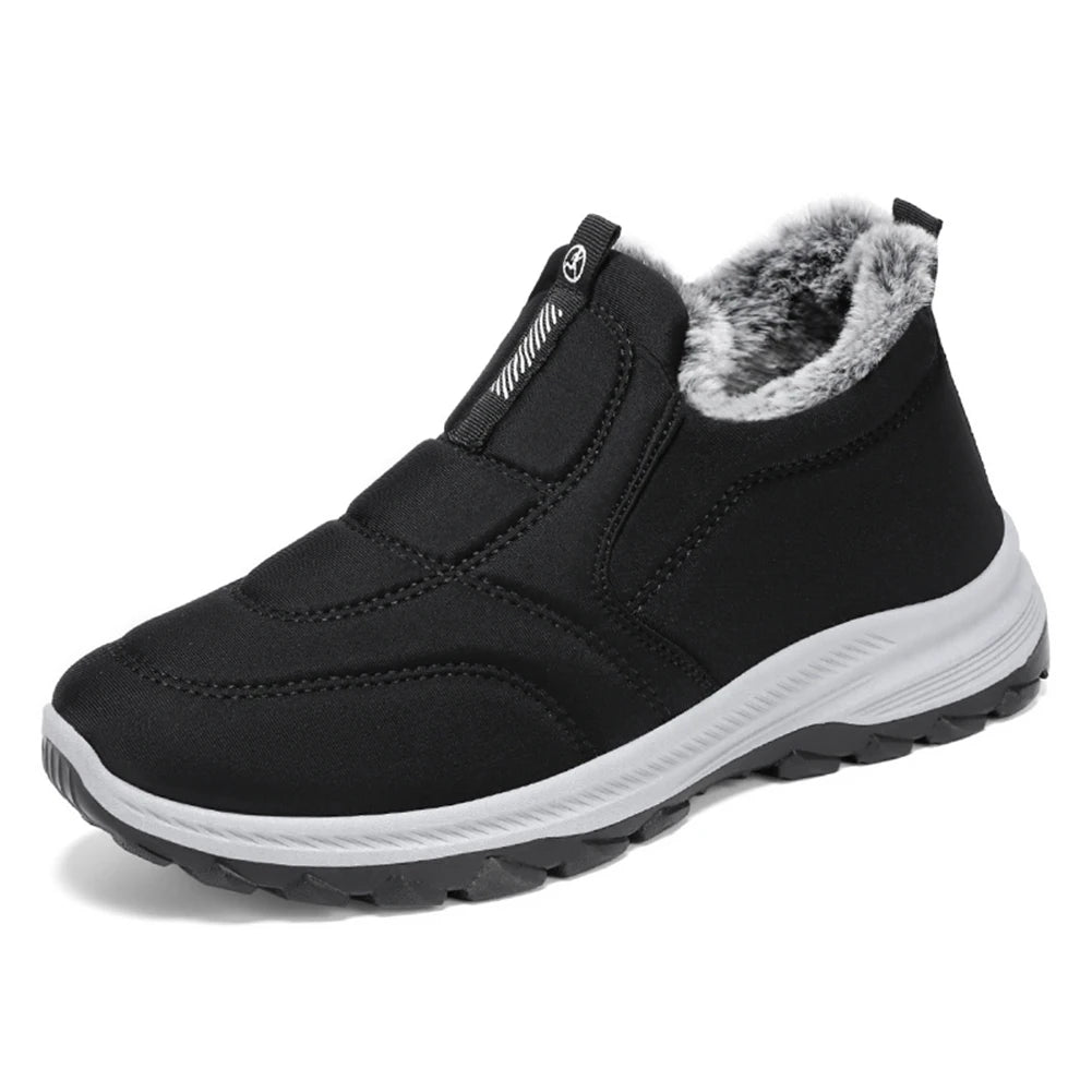 Warm Thermal Ankle Boots For Men Non Slip Walking Shoes