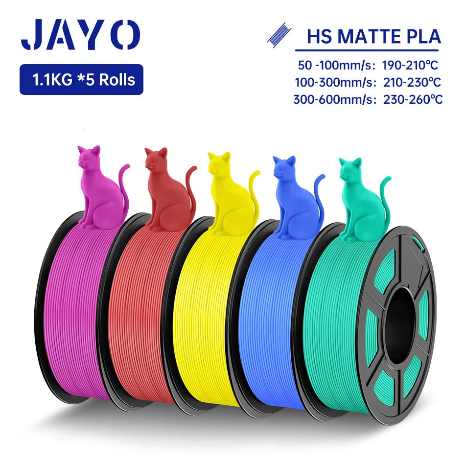 JAYO High Speed Matte PLA Filament For 3D Printing Pro