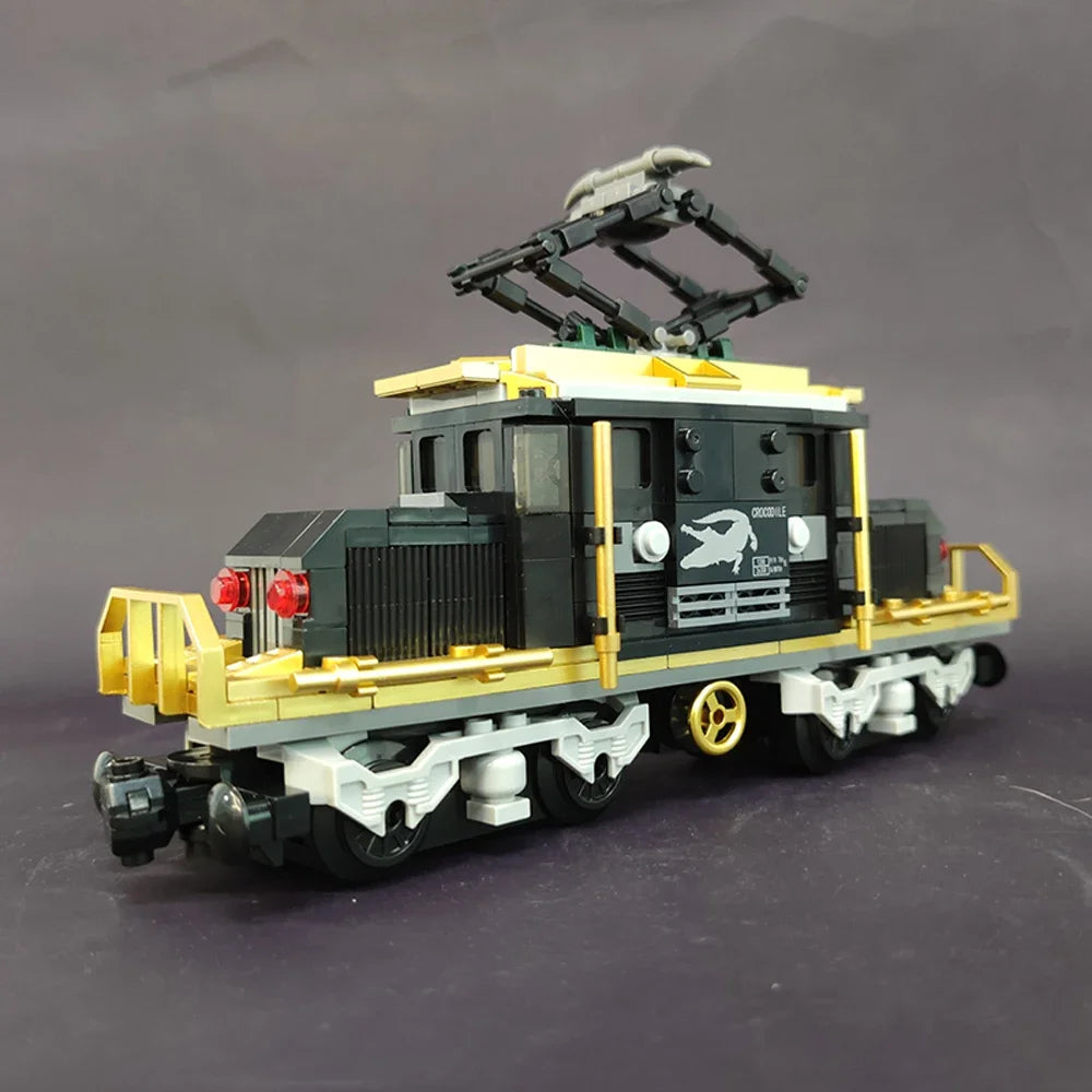 CN Guangdong Spring Crocodile Locomotive Train Blocks Set