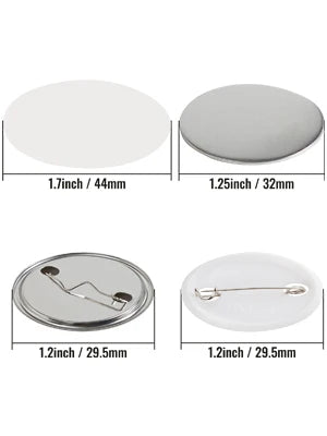 Film Button Badge Parts For Button Maker Machine Set