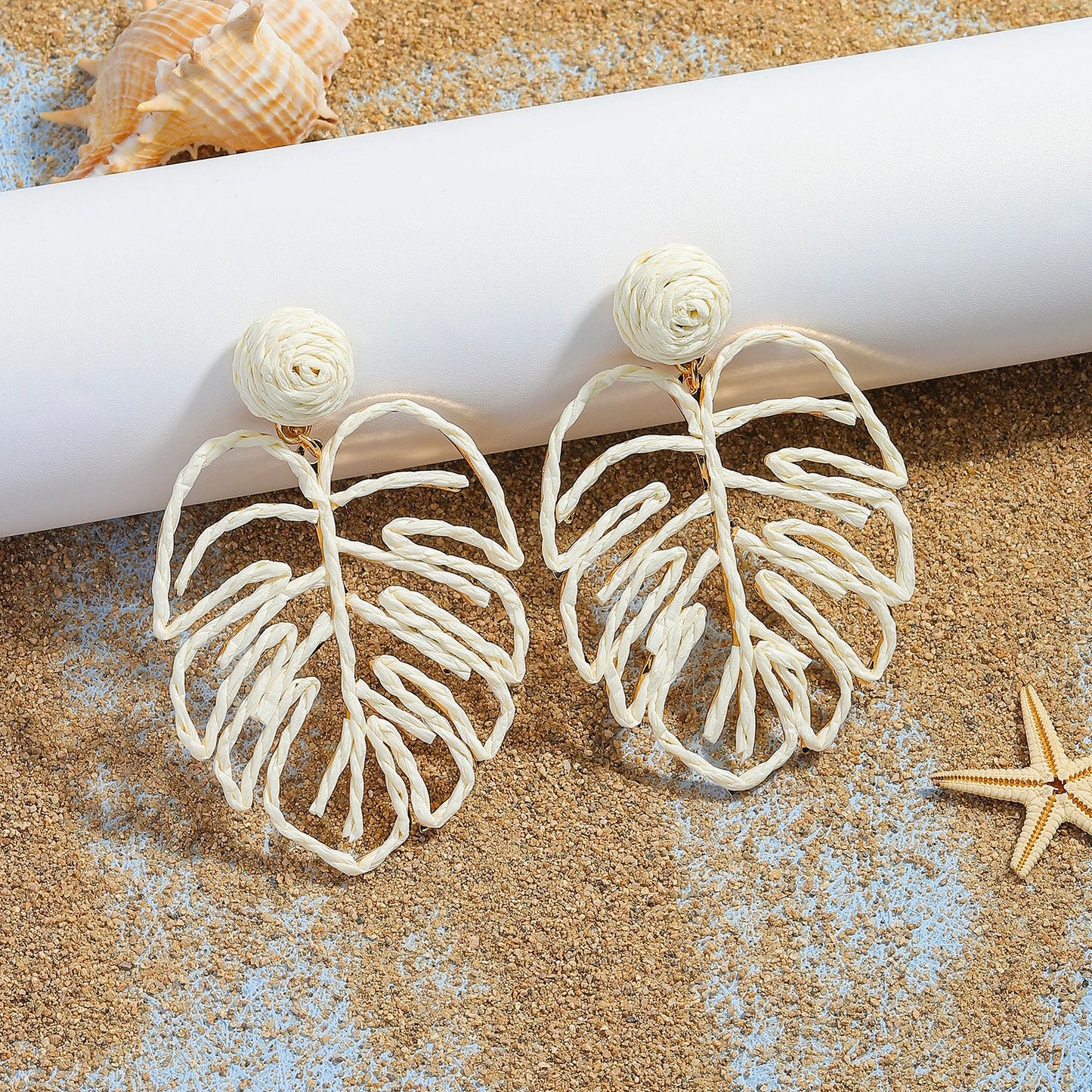 Best Lady Bohemia Starfish Shell Dangle Earrings Women