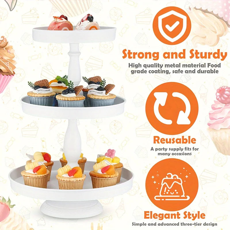 Guangdong Hign Concerned Chemical 3 Tier Cupcake Stand Pro