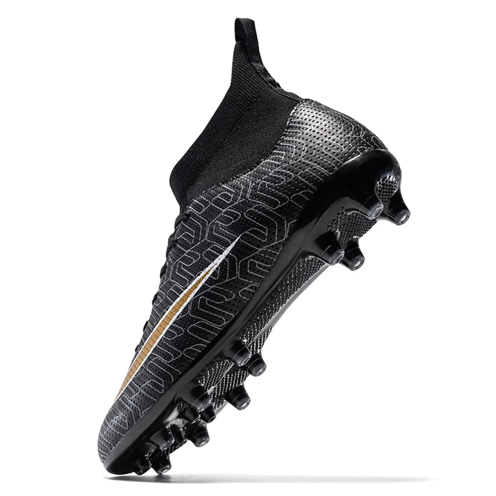 Shunmaii Unisex Football Cleats Firm Ground Outdoor Shoes Lightweight