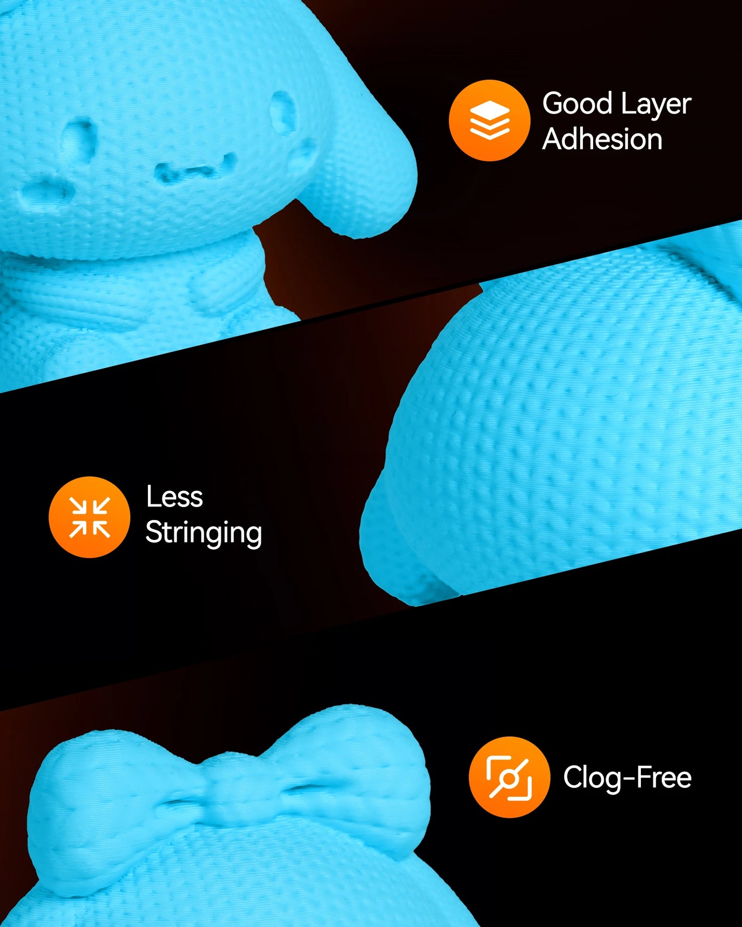 TECBEARS High Speed Matte PETG Filament 1KG 3D Printer