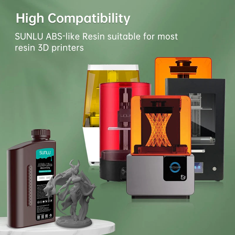 SUNLU ABS Like Low Odor 405nm UV Resin For SLA DLP LCD