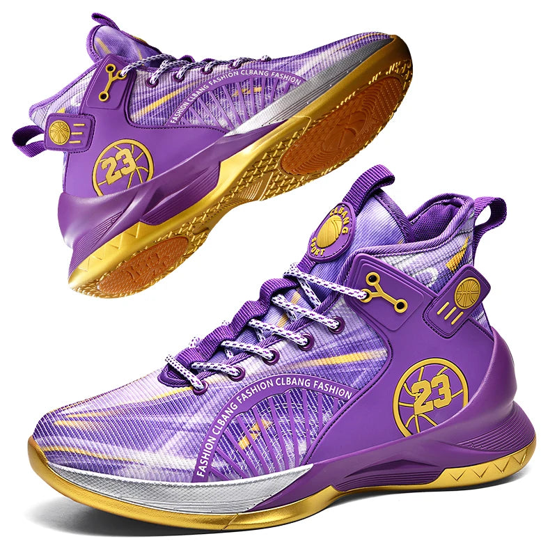 Louis Kadhrcn Men Basketball Shoes Breathable Non Slip Running Sneakers
