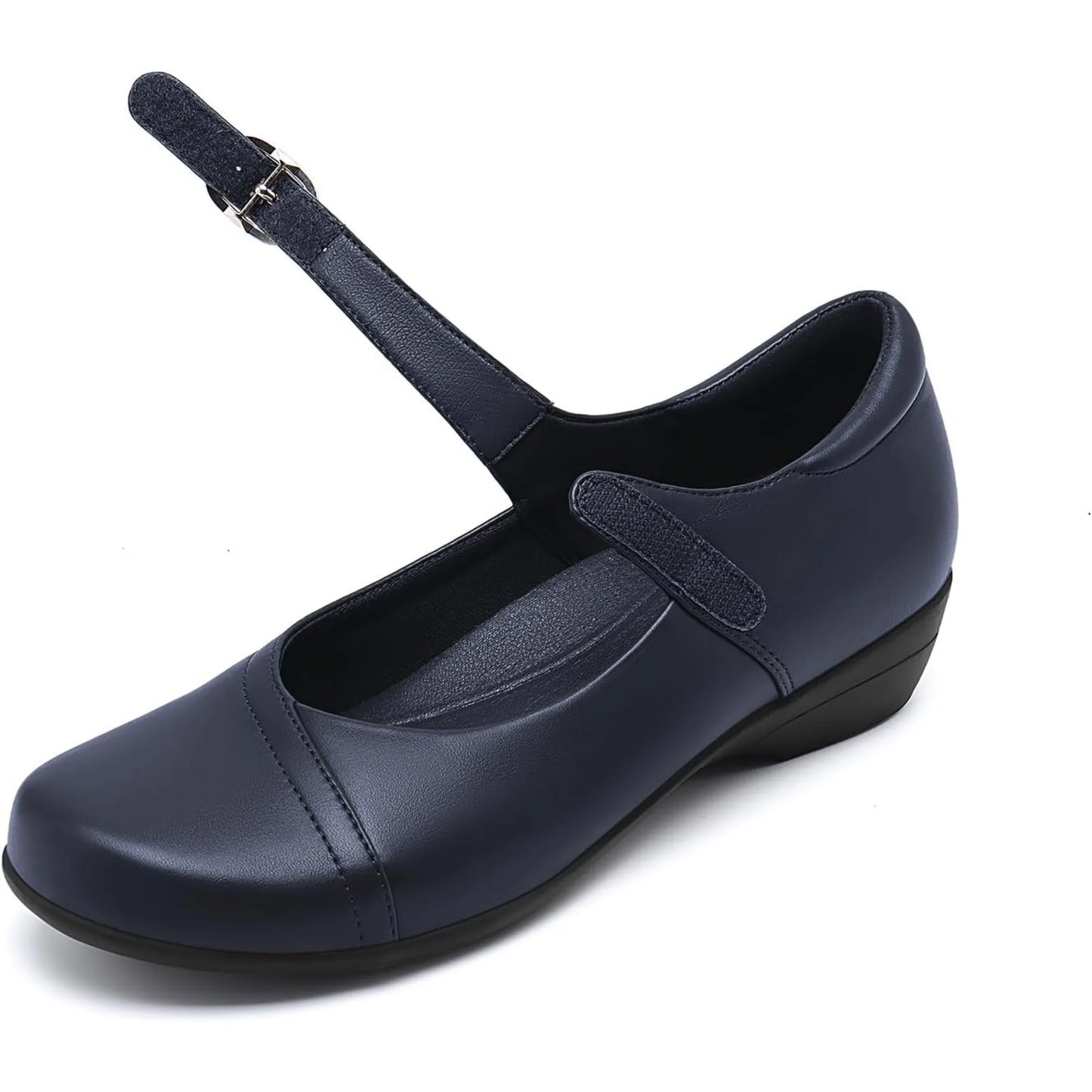 Athlefit Mary Jane Flats for Women Dressy Comfort Flat Shoes