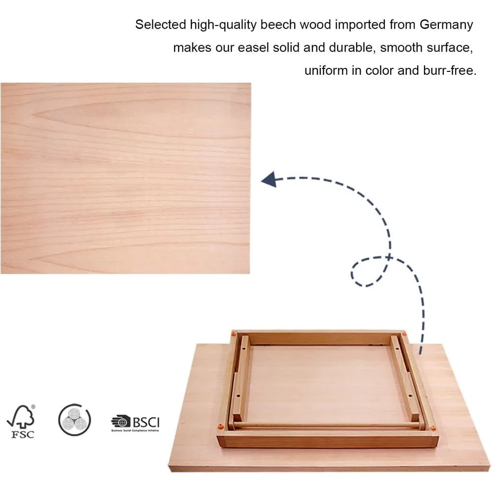 XMSJ Artist Drawing And Sketching Board Drafting Easel