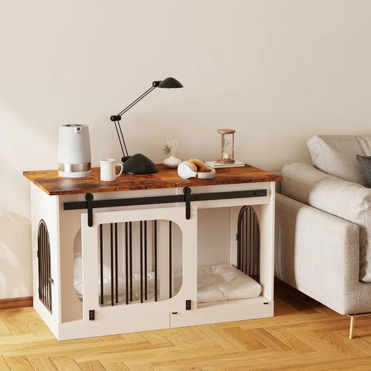 Hign-concerned Dog Kennel Furniture Farmhouse Crate