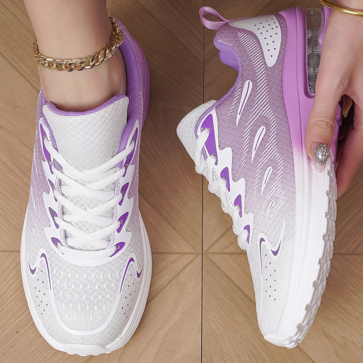 Women Orthopedic Sneakers Air Mesh Lightweight Walking Shoes
