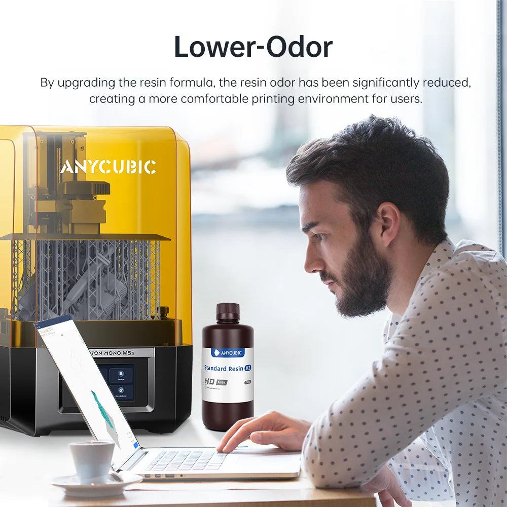 Anycubic 405nm UV Resin Standard V2 For Photon 3D Printer