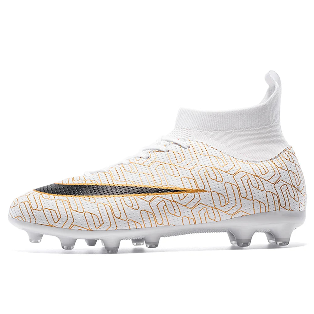 Shunmaii Unisex Football Cleats Firm Ground Outdoor Shoes Lightweight
