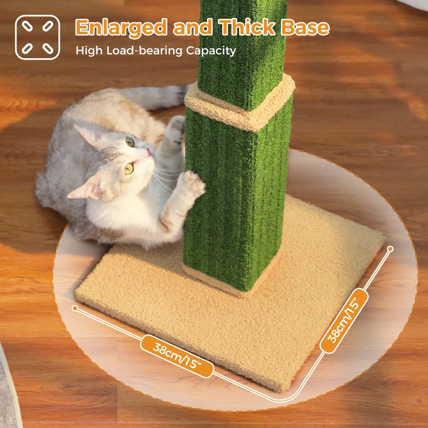 PAWZ Road Cat Scratching Post With Sisal Ball Toy Indoor