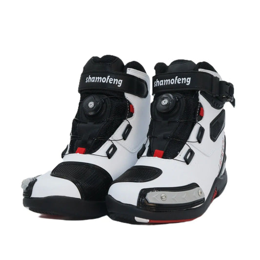 CN Zhejiang Leather Waterproof Motorcycle Riding Boots for Men