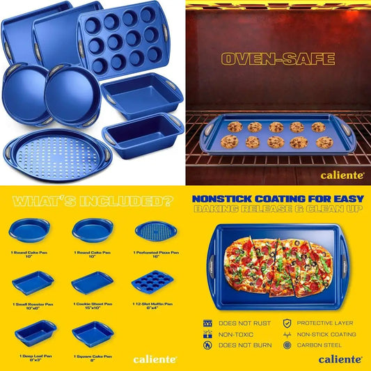 Hign Concerned Premium Bakeware Set Nonstick Eight Piece