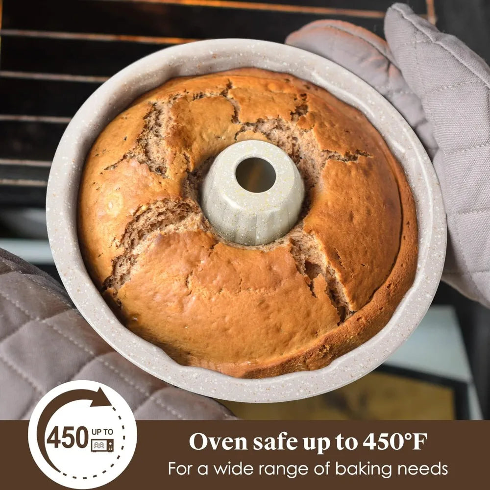 Nonstick Bakeware Set With Stackable Oven Pans And Sheets