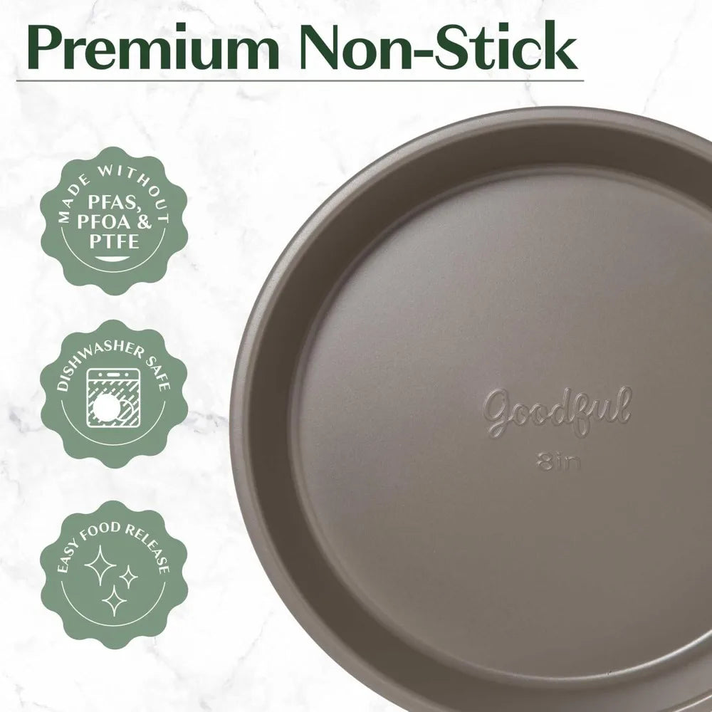 Goodful Nonstick Bakeware Set Stackable Pans And Molds