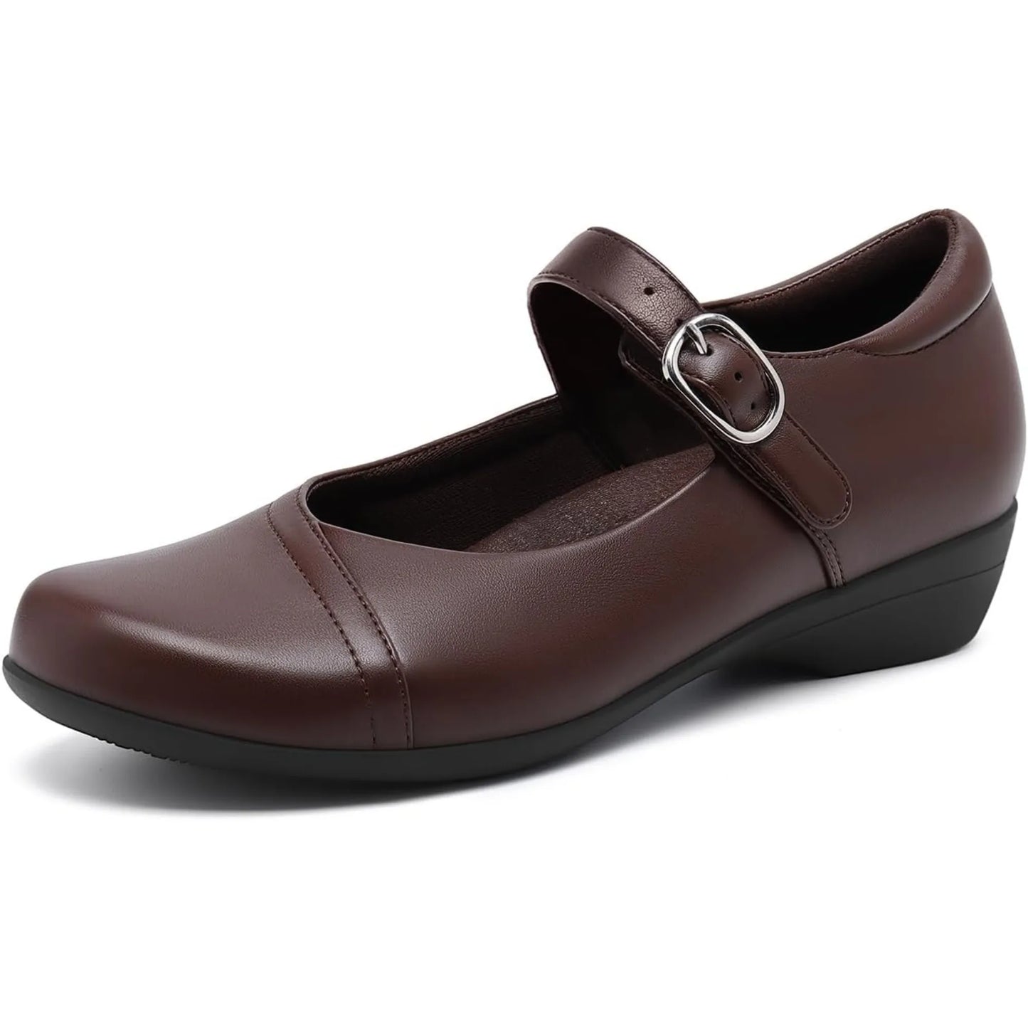 Athlefit Mary Jane Flats for Women Dressy Comfort Flat Shoes