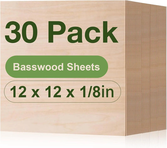 Robotime Basswood Sheets For Laser Cutting A Grade