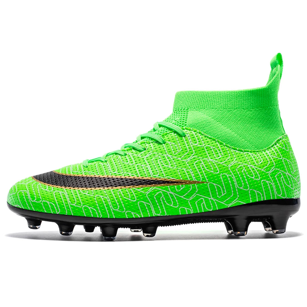Shunmaii Unisex Football Cleats Firm Ground Outdoor Shoes Lightweight
