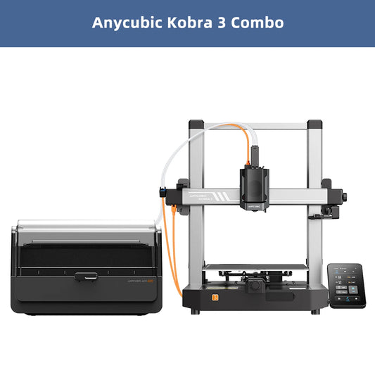 Anycubic Kobra 3 Combo AE Multi FDM 3D Printer High Speed