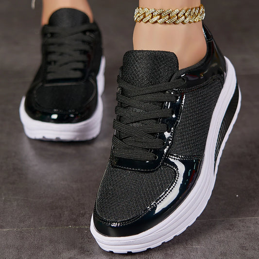 Women Glitter Sneakers Casual Fashion Lightweight Walking Shoes